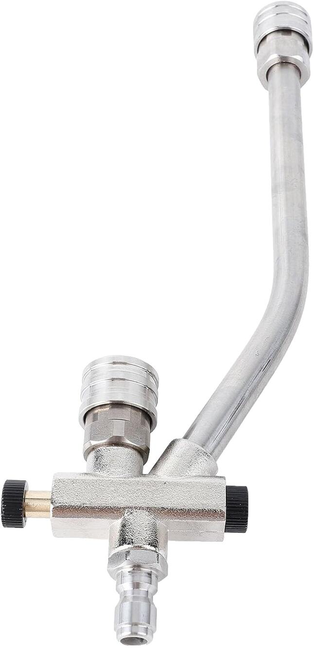 Switchable Pressure Washer Foam Cannon, Dual Connector for Car Washing 304 Stain